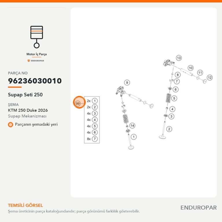 Supap Seti 250 96236030010 parça şeması