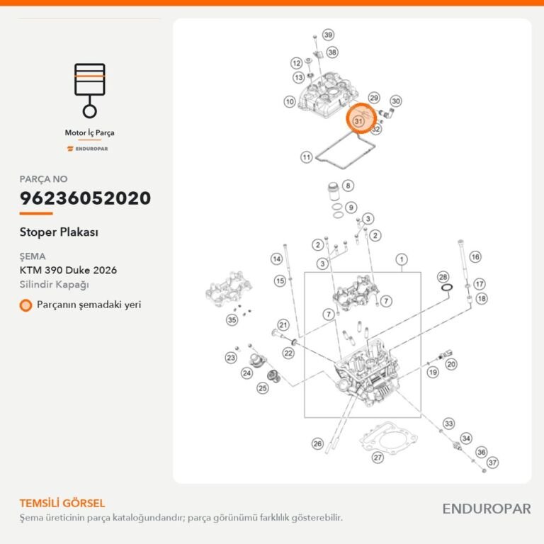 Stoper Plakası 96236052020 parça şeması