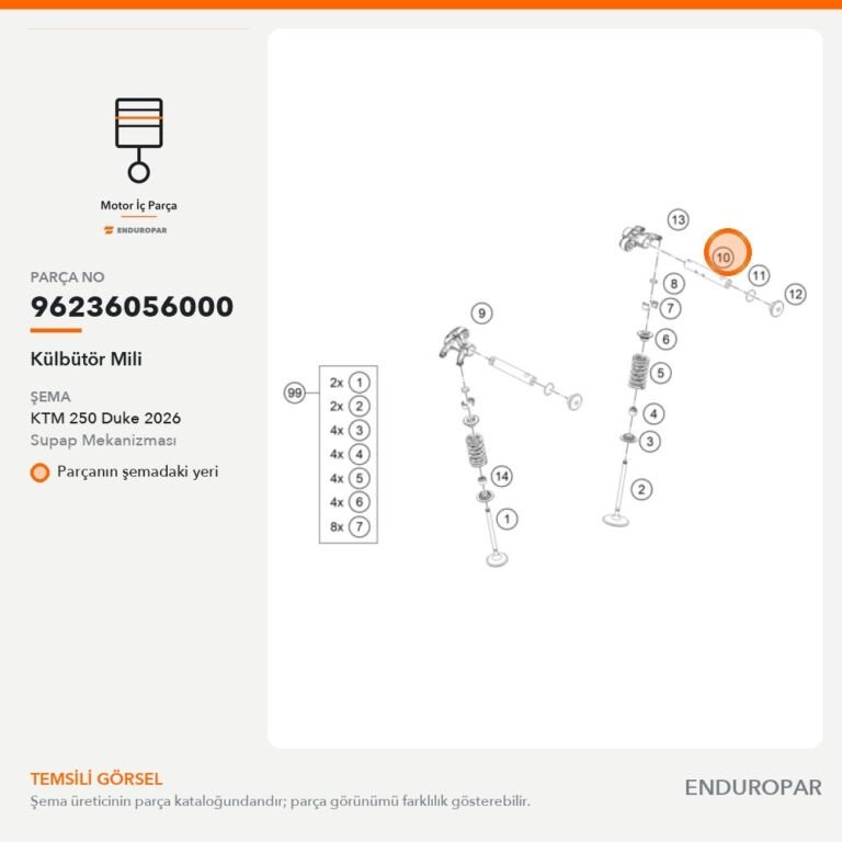 Külbütör Mili 96236056000 parça şeması