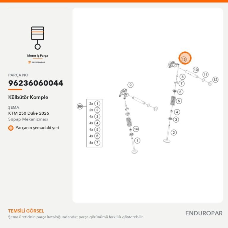Külbütör Komple 96236060044 parça şeması