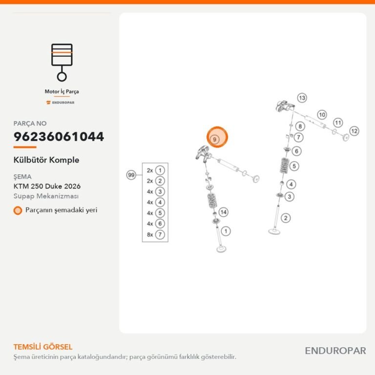 Külbütör Komple 96236061044 parça şeması