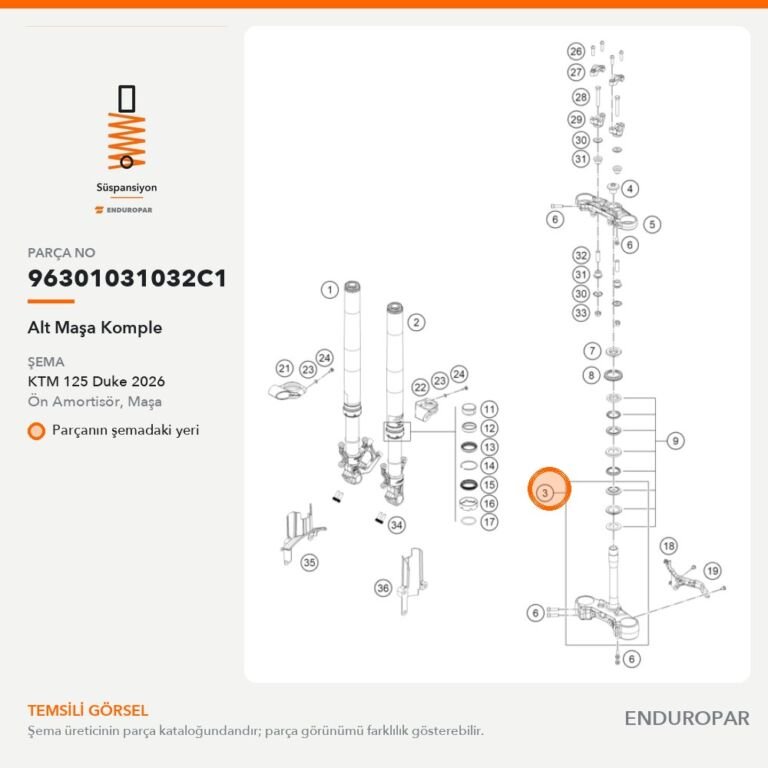 Alt Maşa Komple 96301031032C1 parça şeması
