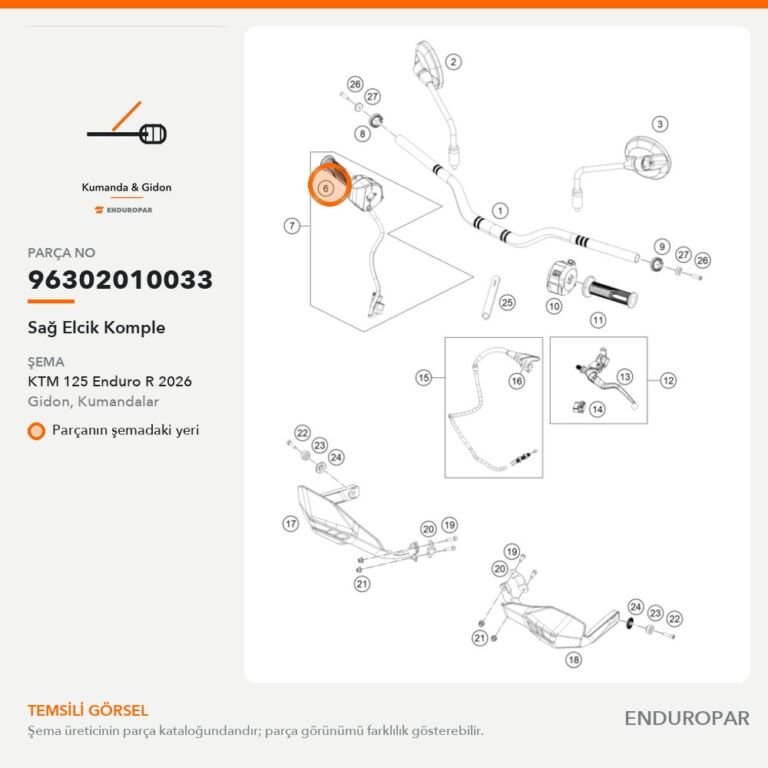 Sağ Elcik Komple 96302010033 parça şeması
