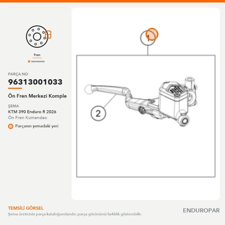 Ön Fren Merkezi Komple 96313001033 parça şeması