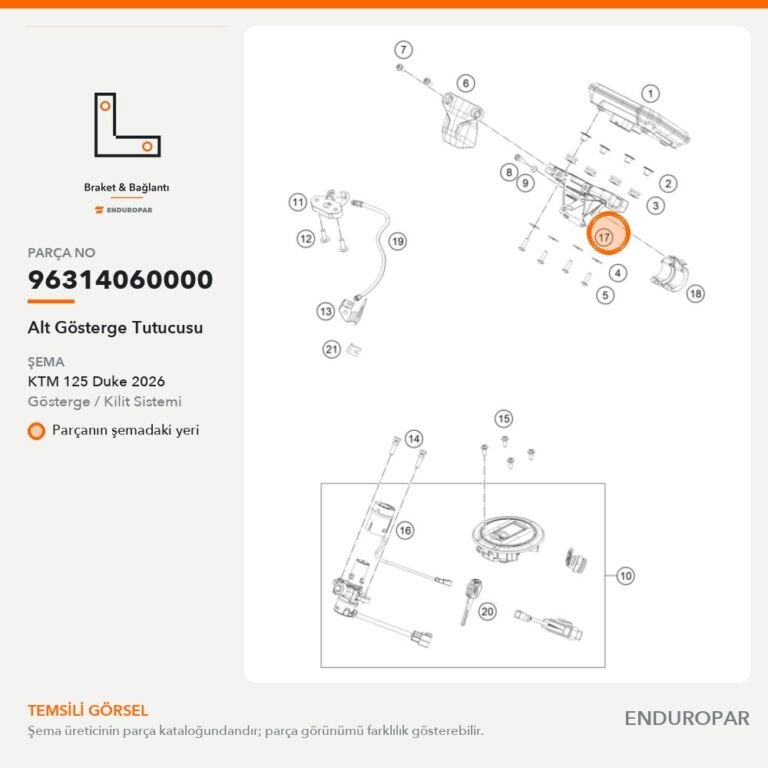 Alt Gösterge Tutucusu 96314060000 parça şeması