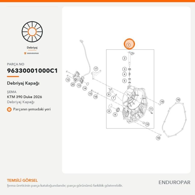 Debriyaj Kapağı 96330001000C1 parça şeması
