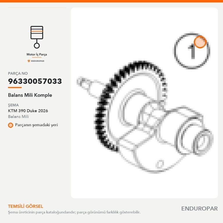 Balans Mili Komple 96330057033 parça şeması