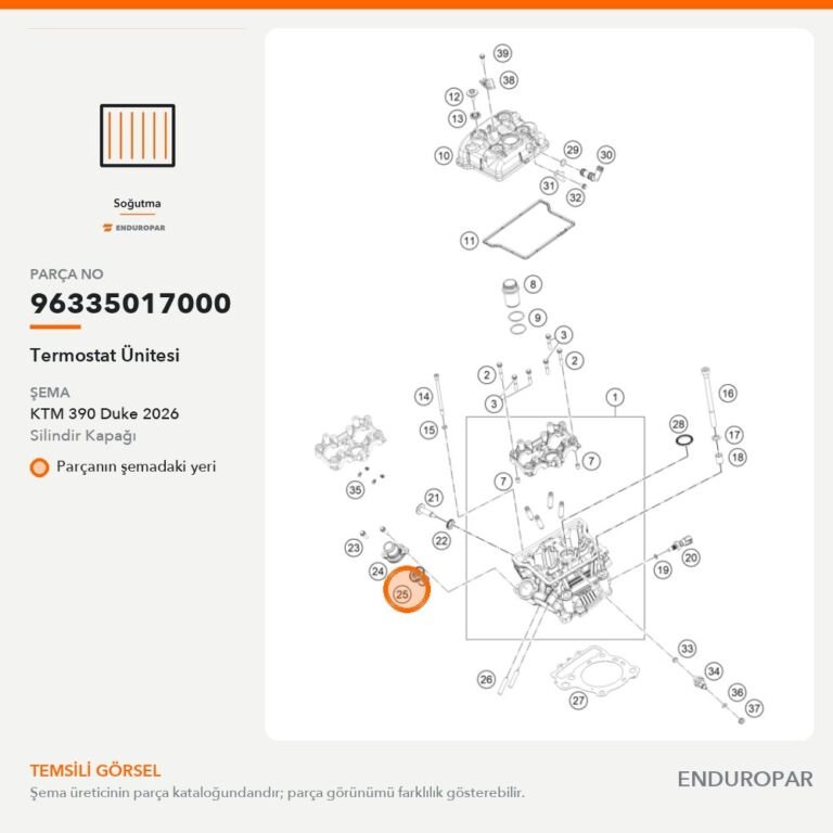 Termostat Ünitesi 96335017000 parça şeması