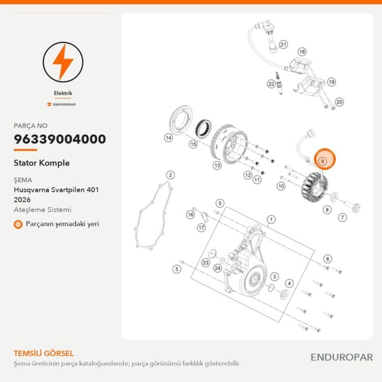 Stator Komple 96339004000 parça şeması