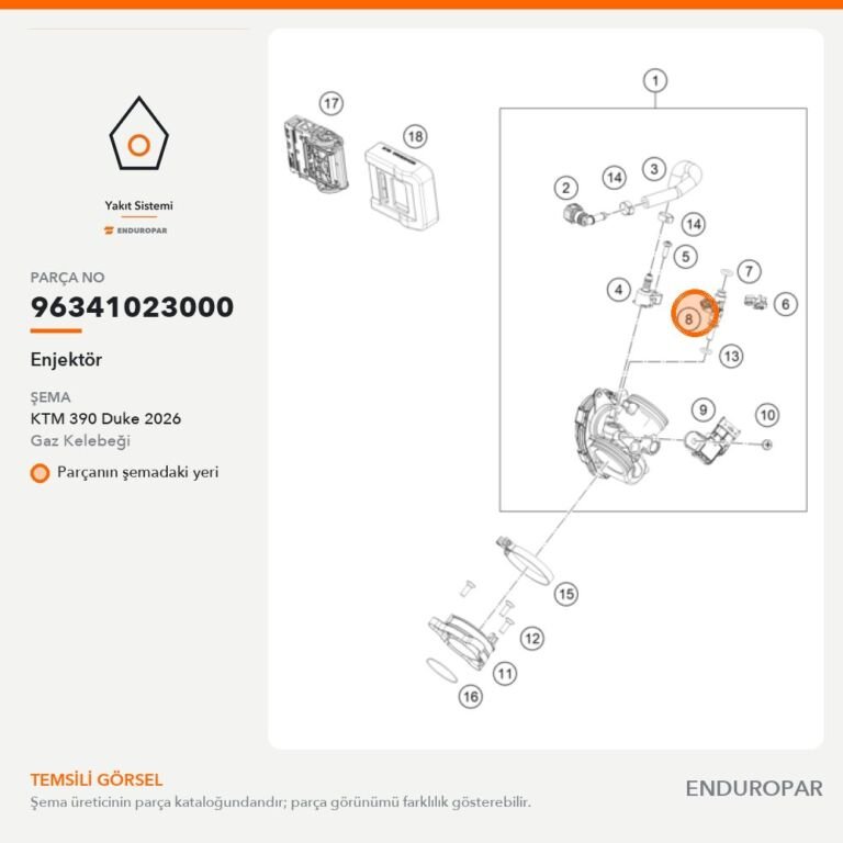 Enjektör 96341023000 parça şeması