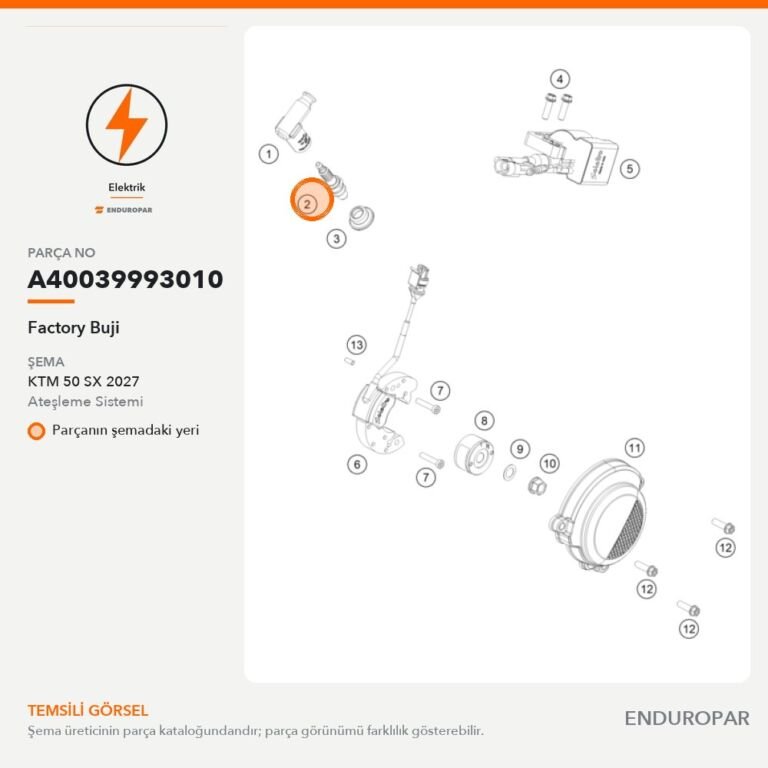 Factory Buji A40039993010 parça şeması