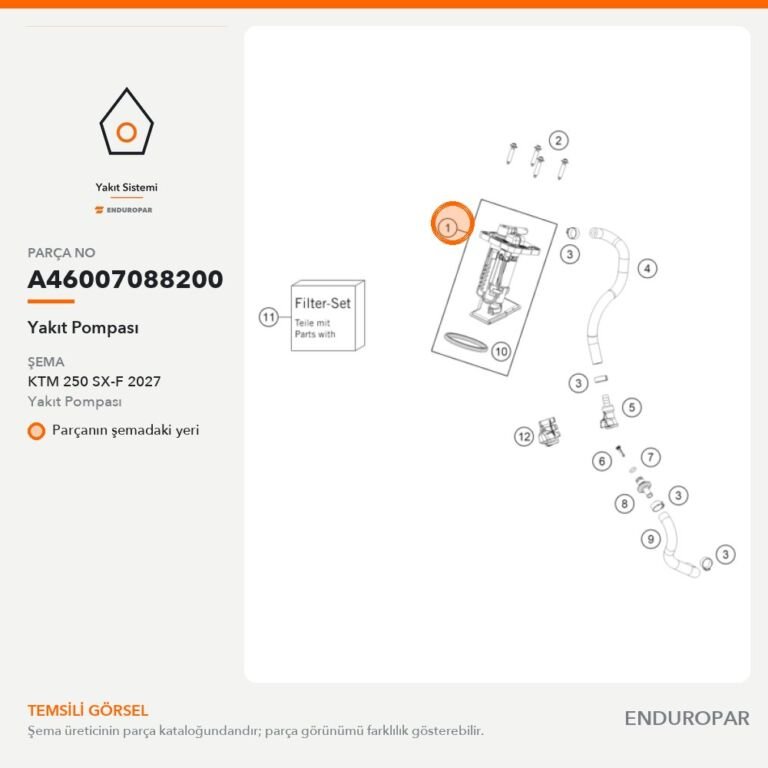 Yakıt Pompası A46007088200 parça şeması