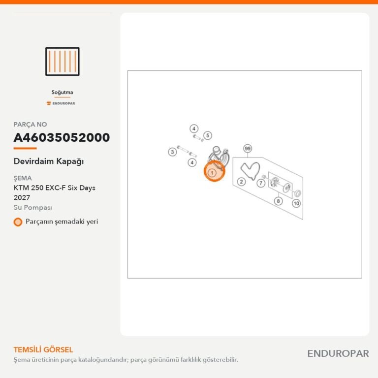 Devirdaim Kapağı A46035052000 parça şeması