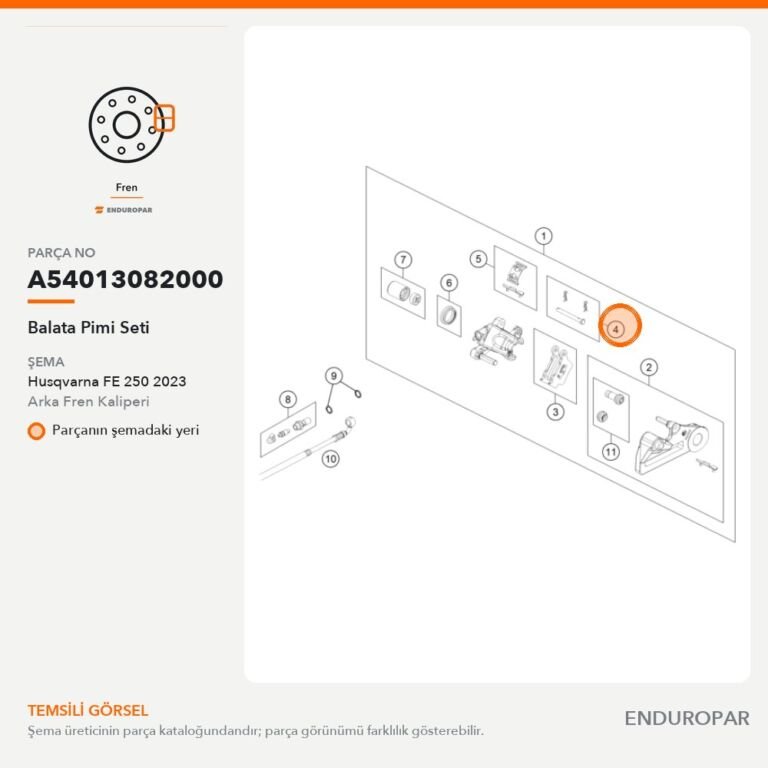 Balata Pimi Seti A54013082000 parça şeması