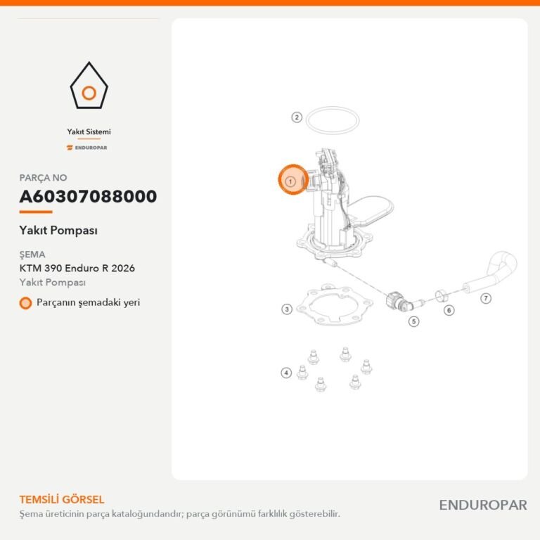 Yakıt Pompası A60307088000 parça şeması