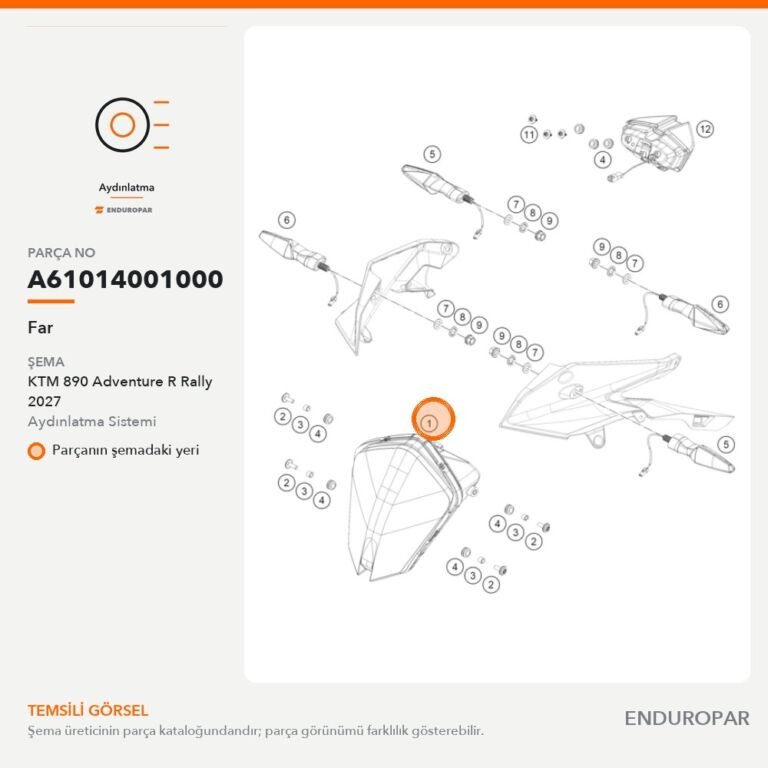 Far A61014001000 parça şeması