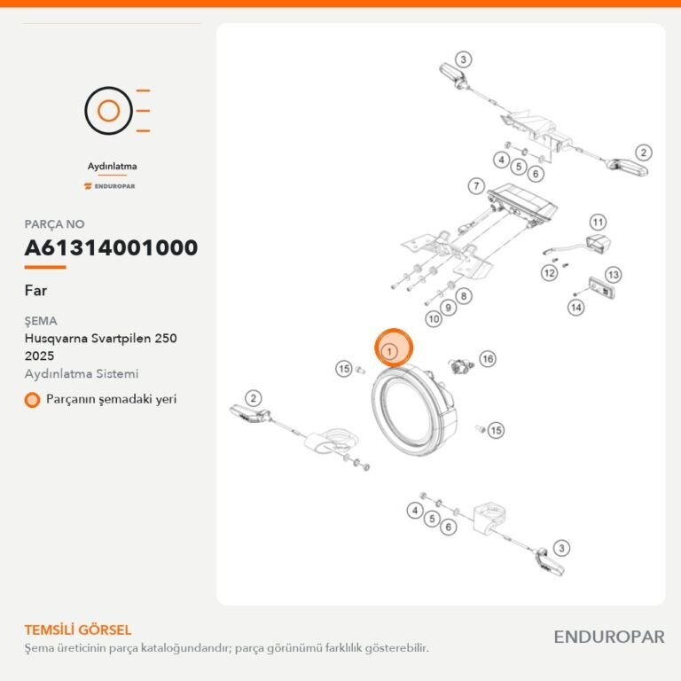 Far A61314001000 parça şeması