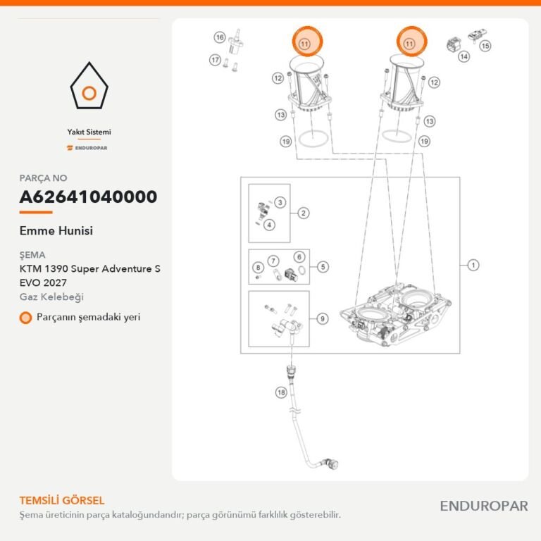 Emme Hunisi A62641040000 parça şeması