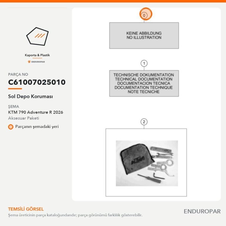 Sol Depo Koruması C61007025010 parça şeması