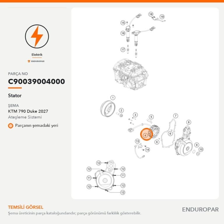 Stator C90039004000 parça şeması