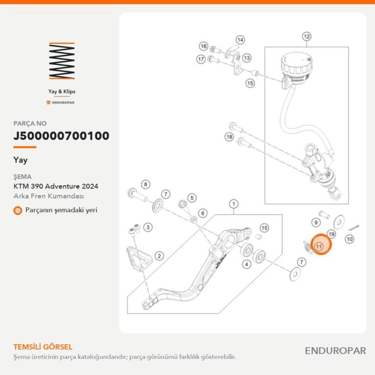 Yay J500000700100 parça şeması