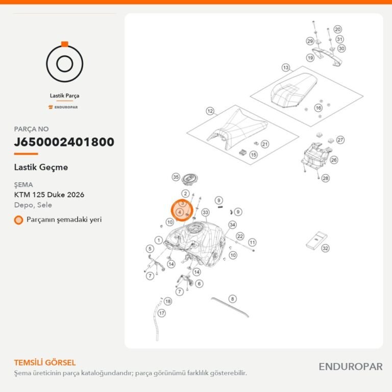 Lastik Geçme J650002401800 parça şeması