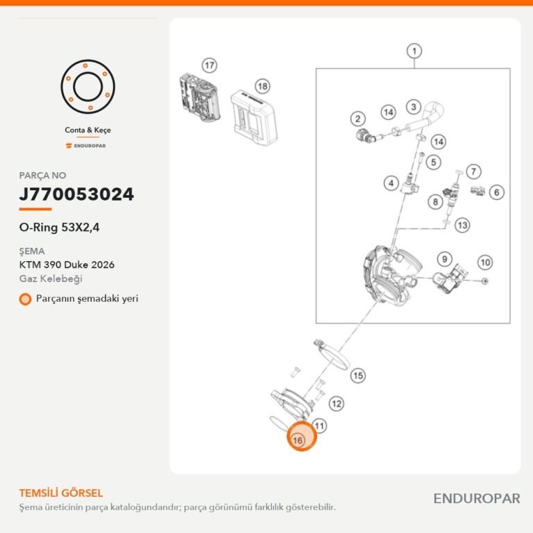 O-Ring 53X2,4 J770053024 parça şeması