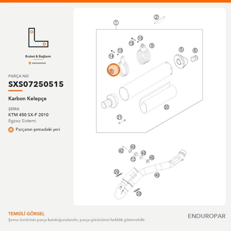 Karbon Kelepçe SXS07250515 parça şeması